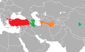 Карта распространения