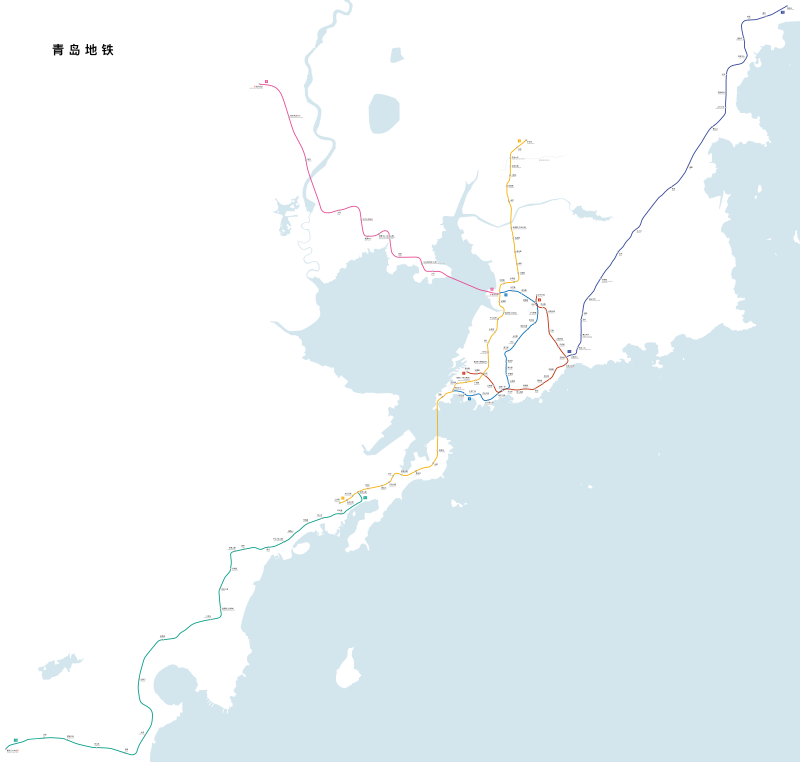 Map of lines in operation