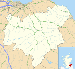 Duns ubicada en Scottish Borders