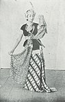 Srimpi Dancer in Yogyakarta.