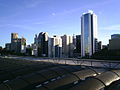 English: Skyline of São Paulo. Picture taken near 23 de Maio Avenue.