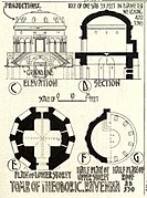 Theodoric mausoleum cross-sections and plans.jpg