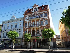 Old townhouses