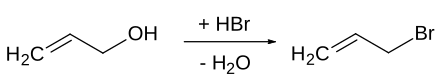 Synthese von 3-Brompropen