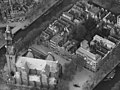 Aerial photograph of Westerkerk and Anne Frank House