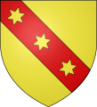 Coat of arms of the Weiler family, men of the fief, scabini of Luxembourg in the 15th century.