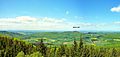 Aussicht vom Kellerwaldturm nach Westen