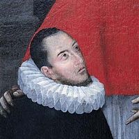 Portrait de Gesualdo par Giovanni Balducci, détail du Perdono di Gesualdo (1609).