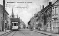 Tramlijndienst 45 op het eindpunt in Wommelgem dorp