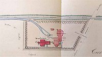 Plan du carreau de la fosse Chabaud-Latour.