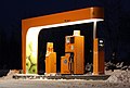 3.1.-9.1.: Zapfsäule einer Preem-Tankstelle mit Kartenzahlterminal