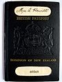 1949 New Zealand passport