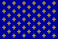 Variante de la bandera de la Dinastia de los Capetos (XII-XIII)