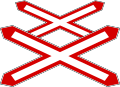 Multiple level crossing (formerly used )