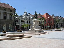 János Garay Statue, Garay Square, Szekszárd.jpg