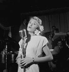 Christy at the Club Troubador, New York, c. 1947