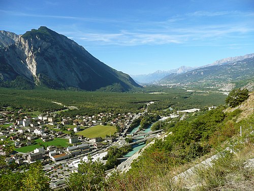 Rhone valley (Valais Alps)