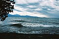 Waves on Lake Geneva next day after storm