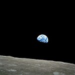 La Tierra, vista desde la Luna