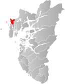 Vị trí Haugesund tại Rogaland