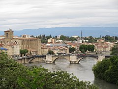 L'Isère à Romans-sur-Isère.