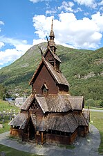 Stavkirke de Borgund (Noruega).