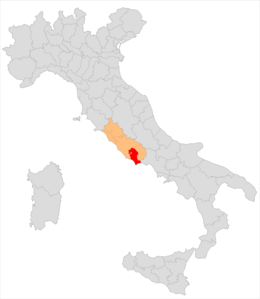 Circondario di Velletri – Localizzazione