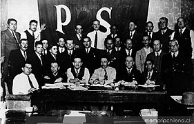 Comité Central del Partido Socialista de Chile (1933).jpg