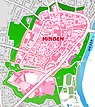 Mindener Glacis als Grüngürtel in der Stadt