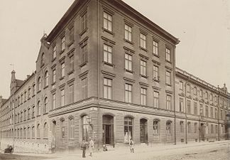 Hörnet Götgatan / Åsögatan, 1890-tal.