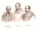 Windisch-Grätz, Radetzky i Jelačić, na slici 1848. godine.