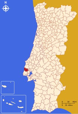 Locatie van Mafra