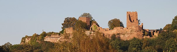 Ruines du Château de Lutzelbourg.