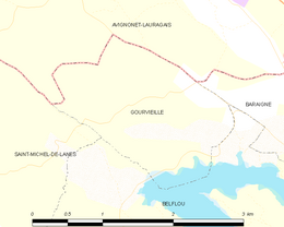 Gourvieille - Localizazion