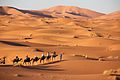 Toeristen in de Erg Chebbi