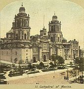 Vista de la catedral, c. 1887