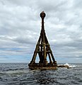 Image 6The North Carr Beacon at low tide; the unlit beacon was built between 1813 and 1821 by Robert Stevenson to warn shipping of the North Carr Reef near Fife Ness Credit: Kathrinpassig