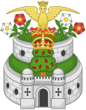 Phoenix and Castle Badge