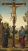 Perugino (1482). Influyó decisivamente en la llamada Crucifixión Mond de Rafael.