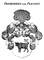 Wappen der Freiherren von Plessen