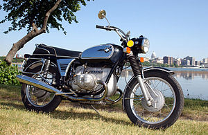 Black BMW R75/5