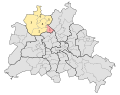 Deutsch: Wahlkreis Reinickendorf 1 für die Wahlen zum Abgeordnetenhaus von Berlin. Stand 2006