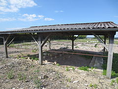 Vestige de chauffage au sol / hypocauste.