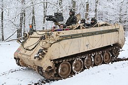 Americká M113 počas cvičenia v Nemecku v roku 2015