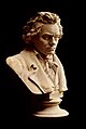 Image 6 Ludwig van Beethoven Photo: W. J. Mayer; Restoration: Lise Broer A bust of the German composer and pianist Ludwig van Beethoven (1770–1827), made from his death mask. He was a crucial figure in the transitional period between the Classical and Romantic eras in Western classical music, and remains one of the most acclaimed and influential composers of all time. Born in Bonn, of the Electorate of Cologne and a part of the Holy Roman Empire of the German Nation in present-day Germany, he moved to Vienna in his early twenties and settled there, studying with Joseph Haydn and quickly gaining a reputation as a virtuoso pianist. His hearing began to deteriorate in the late 1790s, yet he continued to compose, conduct, and perform, even after becoming completely deaf. More selected pictures