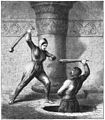 Die Gartenlaube (1869) b 357.jpg Kampf zwischen Mann und Frau. Nach einer alten Zeichnung