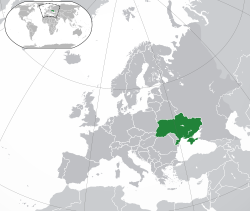 Location of Ukraina