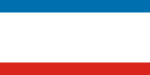 Flag of Crimea, Ukraine and Russia