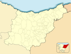 Oyarzun ubicada en Guipúzcoa