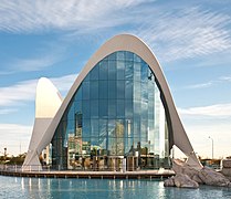 L'Oceanogràfic em Cidade das Artes e das Ciências em Valência por Félix Candela, 2003